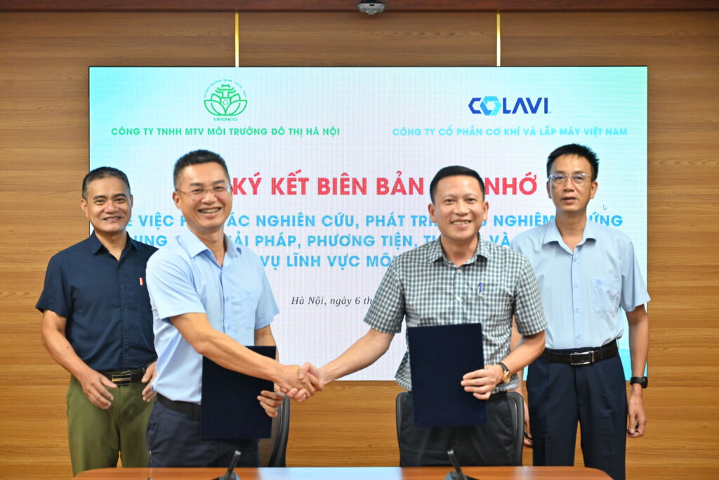 Lễ ký kết biên bản ghi nhớ giữa đại diện COLAVI và URENCO