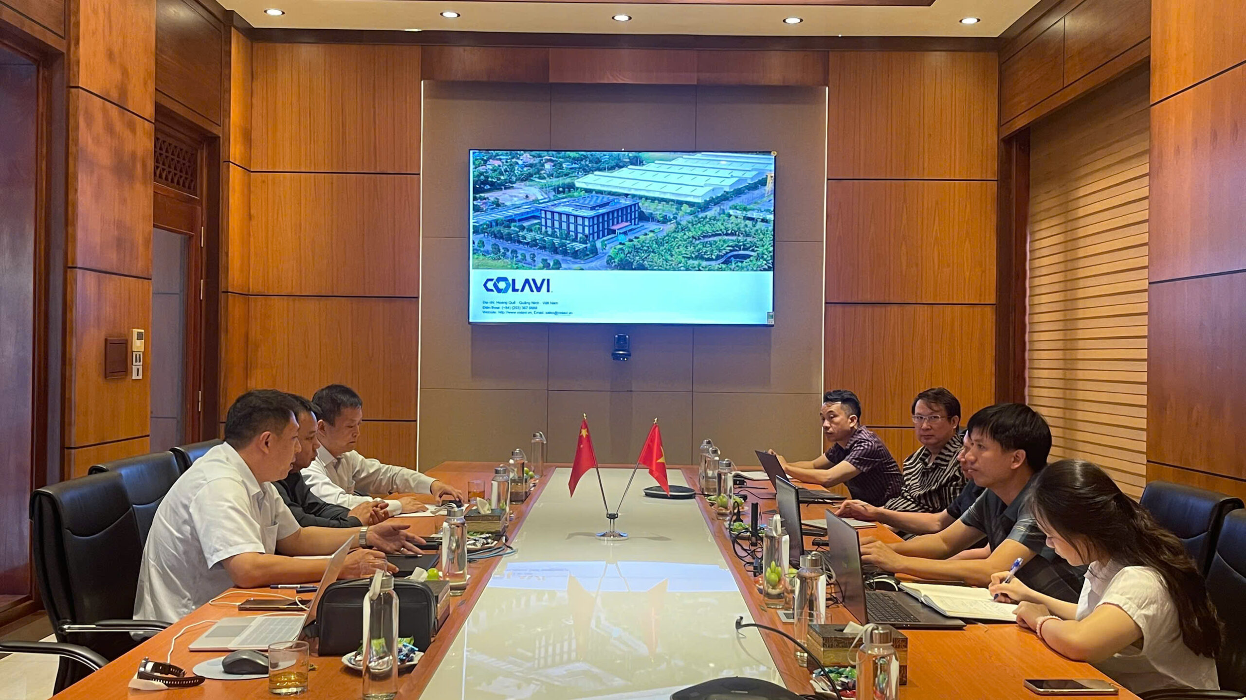 Buổi làm việc diễn ra giữa Colavi và Chalieco